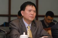 贵州省学生资助管理中心主任周忆江发言